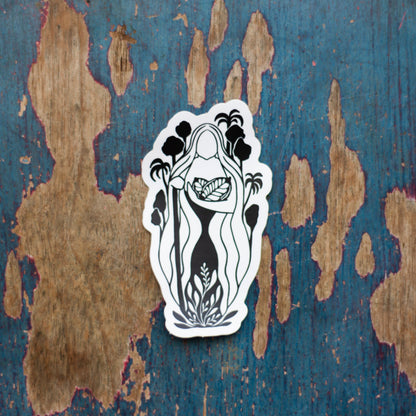 Hochwertiger Sticker mit Avó Design
