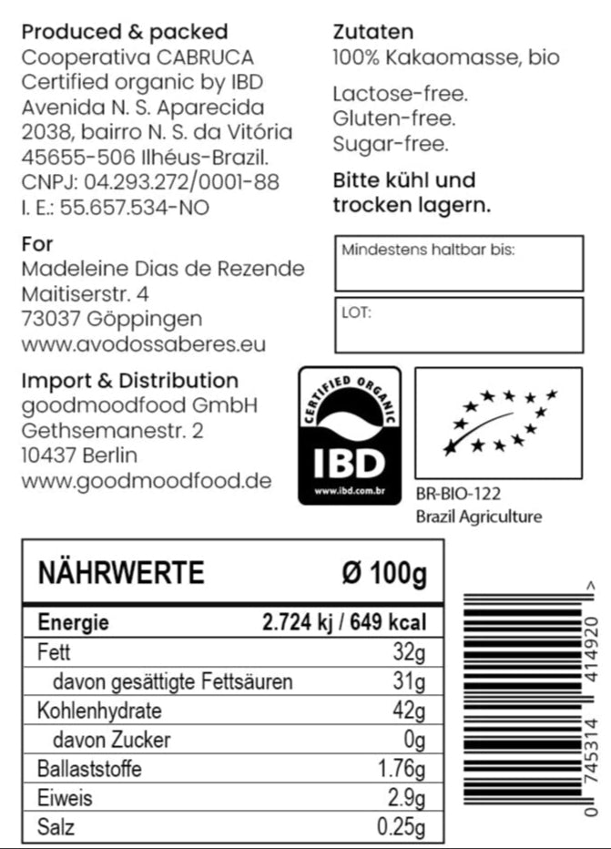 450g Será Bio-Kakao
